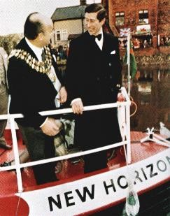 HRH the Prince of Wales at the launch of New Horizons